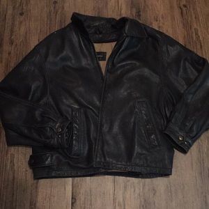 VTG Mark Shale XL Lamb Leather Jacket